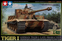 Tamiya 32575 - 1:48 Niemiecki czołg ciężki PzKpfw VI Tiger I, późny