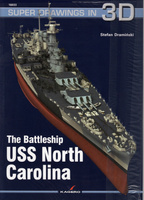 The Battleship USS North Carolina - Kagero Super Drawings in 3D