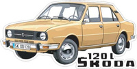 Magnes - Samochód Skoda 120L