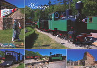 Pocztówka - Muzeum Kolei Wąskotorowej w Wenecji