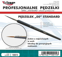 Pędzelek Mirage Hobby 100015 Standard rozmiar 00 (włosie syntetyczne)