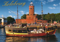 Pocztówka - Statek wycieczkowy SANTA MARIA - Kołobrzeg