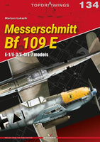 Messerchmitt Bf 109 E E-1/E-3/E-4/E-7 models - Kagero Topdrawings No. 134
