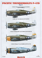 Pacific Thunderbolts P-47D Part 1 - Kagero Decals 48006