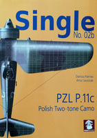 Single No. 02b PZL P.11c - Polish Two-tone Camo