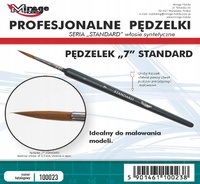 Pędzelek Mirage Hobby 100023 Standard rozmiar 7 (włosie syntetyczne)