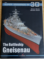 The Battleship Gneisenau - Kagero Super Drawings in 3D