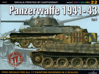 Panzerwaffe 1941-43 Part 1 (kalkomania) - Kagero miniTopColors No. 22